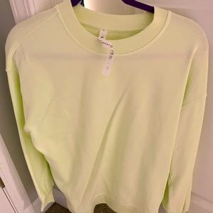 Lululemon perfectly oversized crewneck sweatshirt. Elixir color